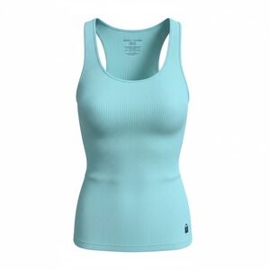 Vintage Abercrombie And Fitch Womens M Mint Green Racerback Tank Top Gym Issue